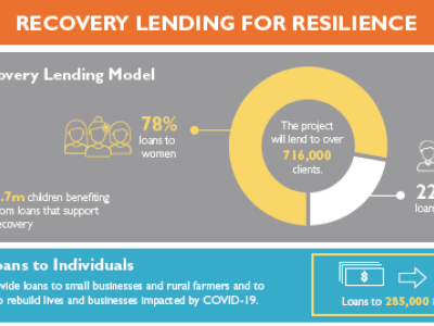 Recovery Lending for Resilience infographic
