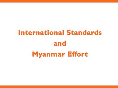 Myanmar | AML/CFT | International Standards and Myanmar Effort