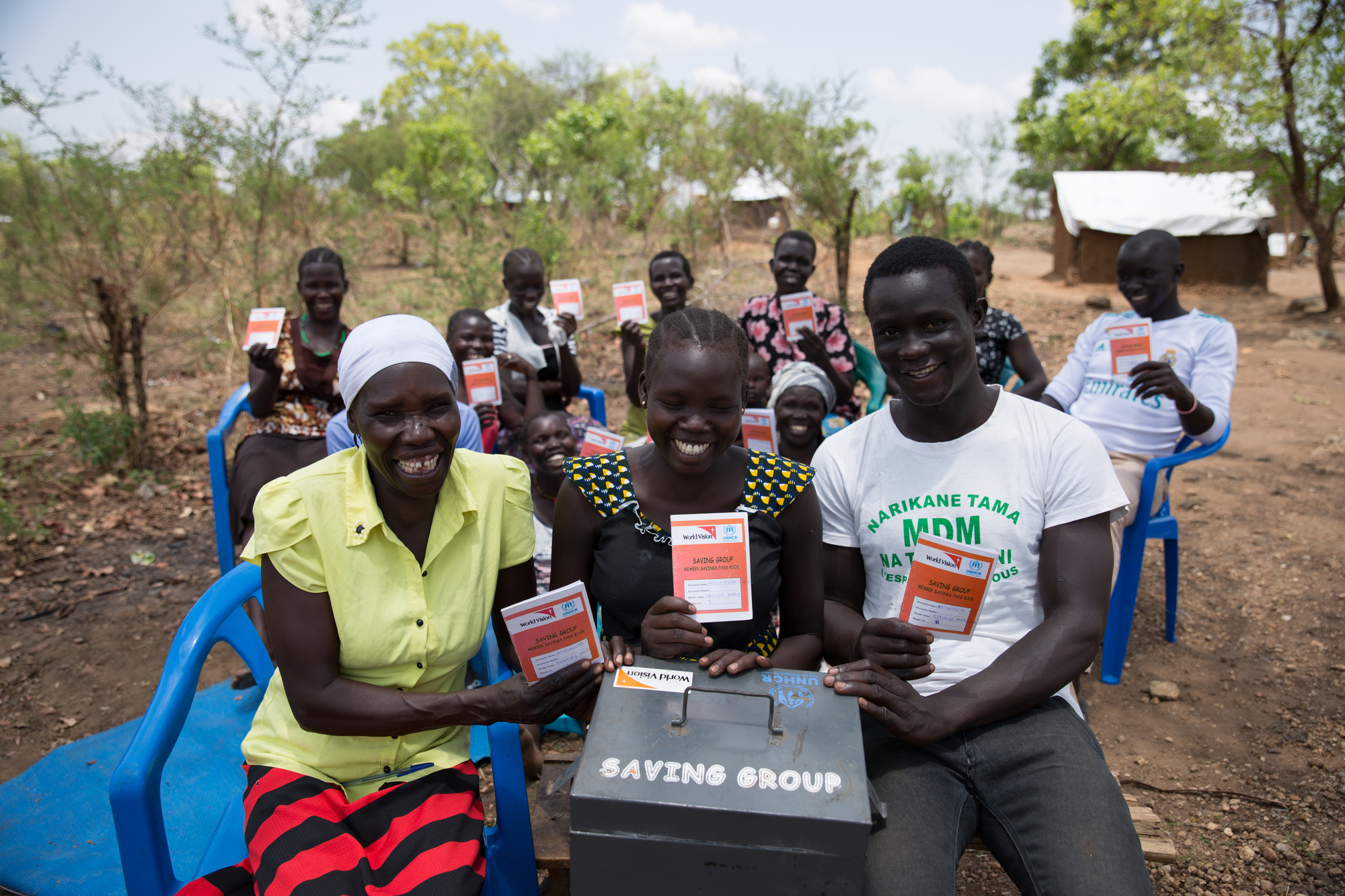 Savings group participants in Uganda