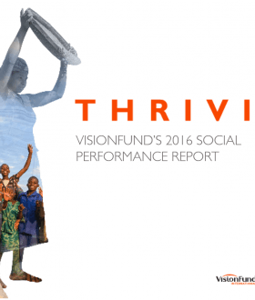 VisionFund Social Performance Report 2016 Cover