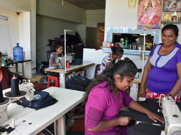 Kanthi is proud to have built up her business, Super Lucky Lanka, amidst hardships, educate her youngest son and provide employment for women in her community. 