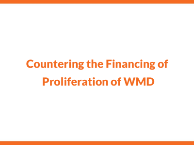 Countering the Financing of Proliferation of WMD