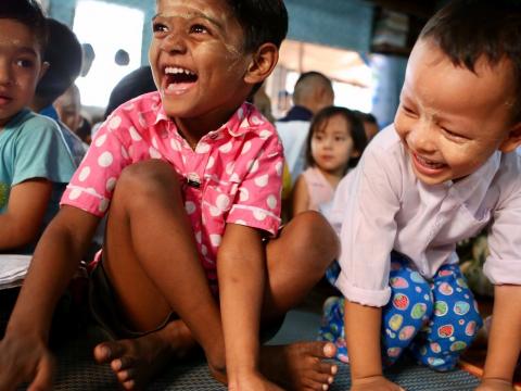 Bright baby day care in Myanmar