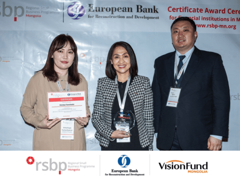VisionFund Mongolia recognized at EBRD Awards